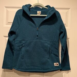 The North Face Teal Blue Knit Pullover